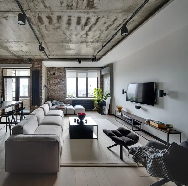 Persiana Blackout Light Gray en ambiente, vista 2