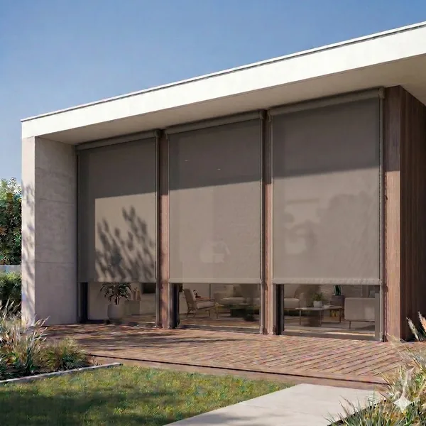 Toldo Vertical Solar Shield Screen 5% (Brown)