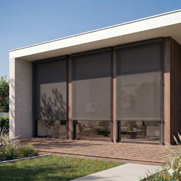 Toldo Vertical Solar Shield Screen 5% (Chocolate)